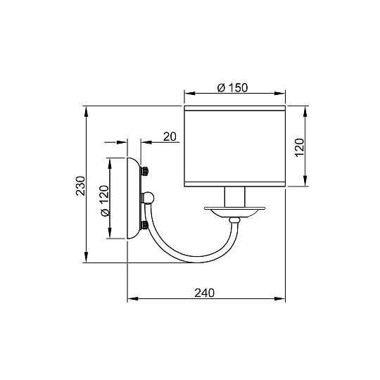 Бра Vele Luce Soprano VL4194W01 Фото № 4