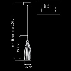 Подвесной светильник Lightstar Simple Light 810 810013 1