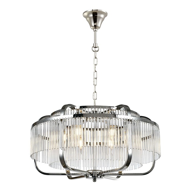 Подвесная люстра iLamp Qeens P9574-6 CR+CL изображение Подвесная люстра iLamp Qeens P9574-6 CR+CL Фото №