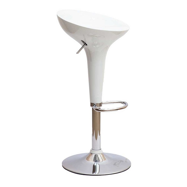 Барный стул AksHome Bomba белый, пластик 27646 Фото № 