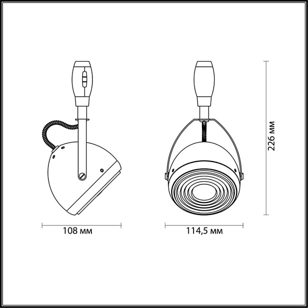 Трековый светильник Odeon Light Graffito Modern 3803/1 Фото № 2