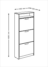 Обувница Шведский Стандарт Орион 60х143 2.01.10.160.3 4
