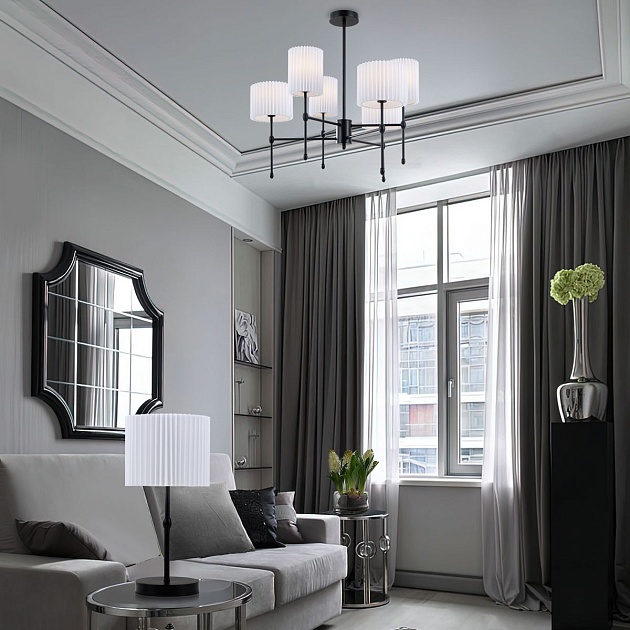 Настольная лампа Eurosvet Notturno 01162/1 черный изображение 6 Настольная лампа Eurosvet Notturno 01162/1 черный Фото № 6