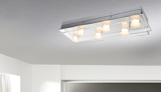 Потолочный светодиодный светильник Globo Alexia 49228-6 изображение 2 Потолочный светодиодный светильник Globo Alexia 49228-6 Фото № 2