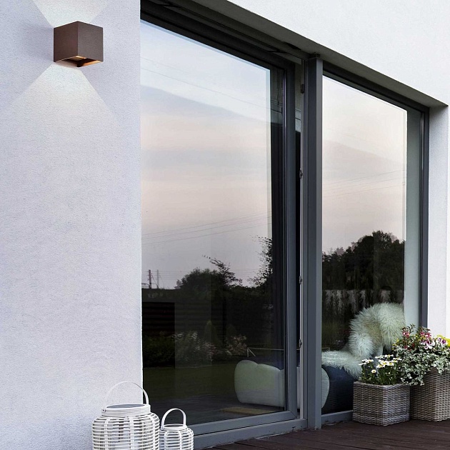 Уличный настенный светодиодный светильник Mantra Davos 7650 Фото № 3