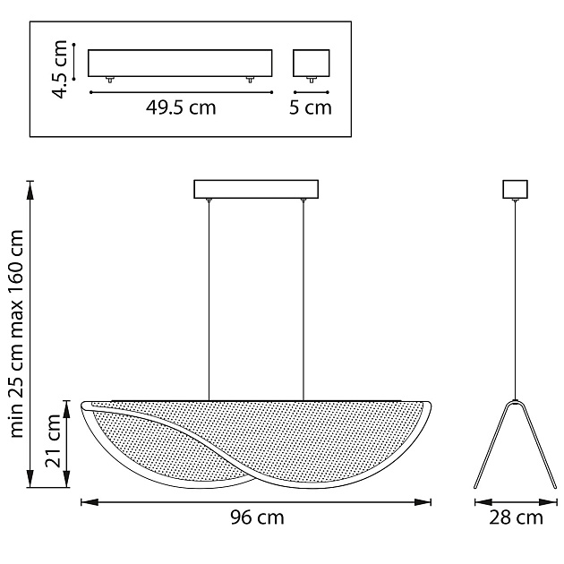 Подвесная светодиодная люстра Lightstar Varese 731403 Фото № 6