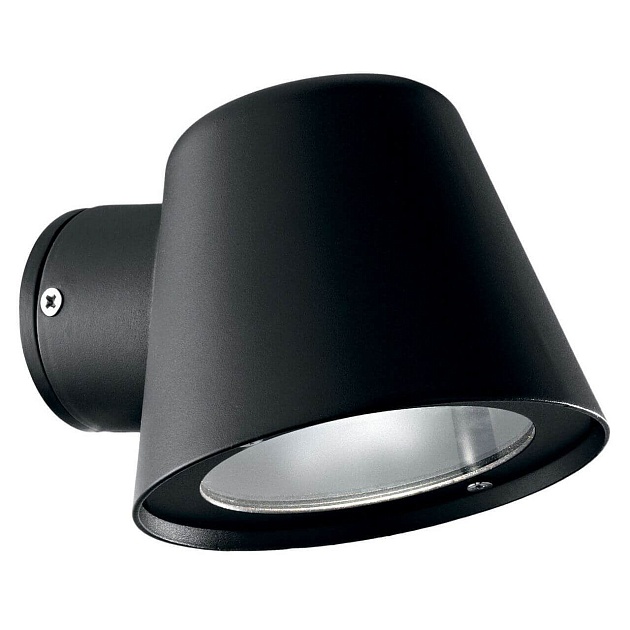 Уличный настенный светильник Ideal Lux Gas AP1 Nero 020228 Фото № 