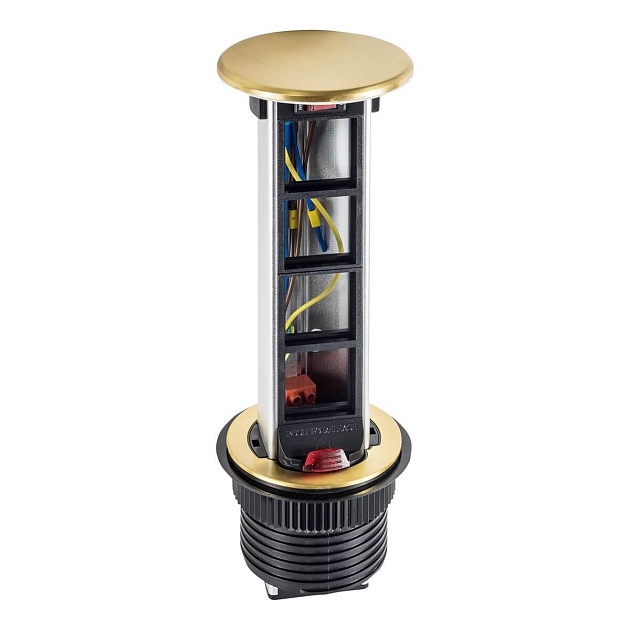 Блок розеточный встраиваемый 4 поста Ecoplast LUK 70344 изображение Блок розеточный встраиваемый 4 поста Ecoplast LUK 70344 Фото №