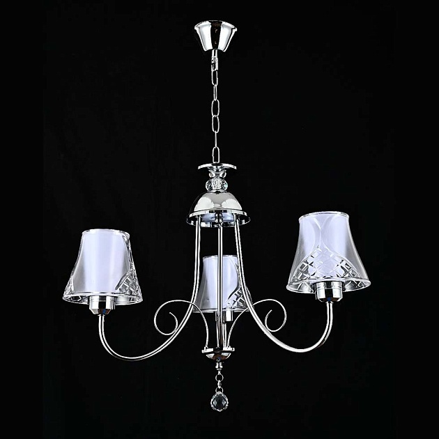 Подвесная люстра ЭкономСвет 13153/3CR WCL Фото № 