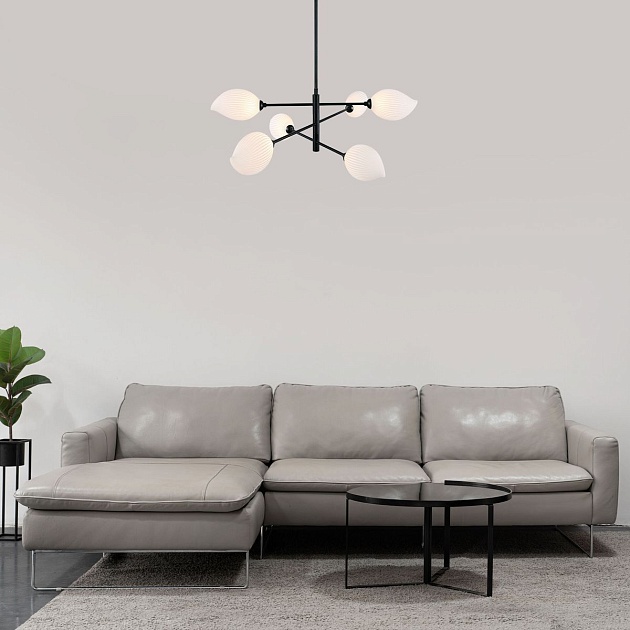 Подвесная люстра Eurosvet Sinki 30189/6 черный Фото № 7