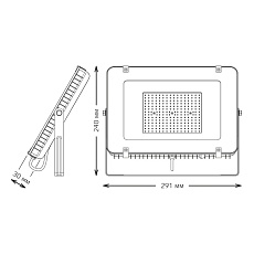 Прожектор светодиодный Gauss Qplus 100W 6500К 613511100 2