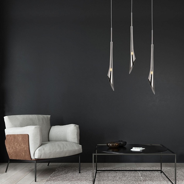 Подвесной светильник Eurosvet Folio 50224/1 дымчатый изображение 4 Подвесной светильник Eurosvet Folio 50224/1 дымчатый Фото № 4