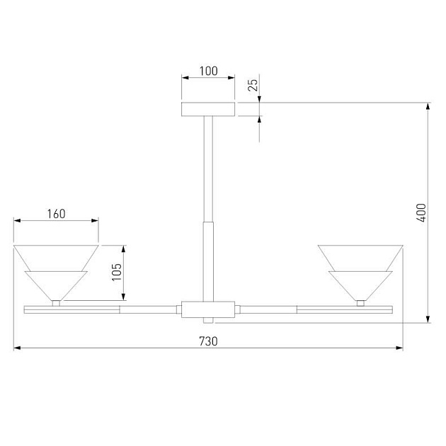 Потолочная люстра Eurosvet Rylee 70138/6 хром изображение 3 Потолочная люстра Eurosvet Rylee 70138/6 хром Фото № 3