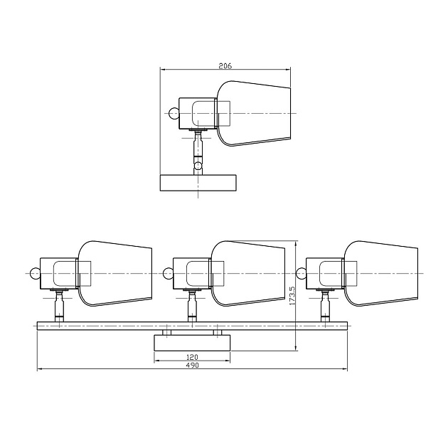Спот Escada Woody 691/3P изображение 2 Спот Escada Woody 691/3P Фото № 2