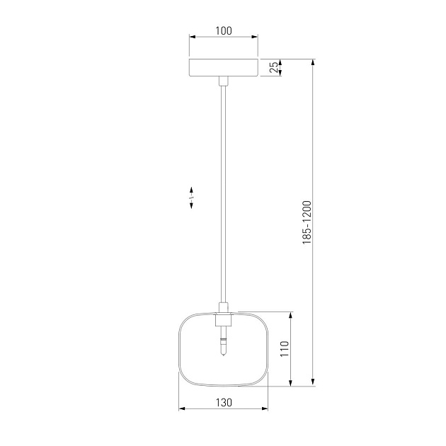 Подвесной светильник Eurosvet Jar 50128/1 золото Фото № 2