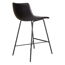 Барный стул AksHome Mexico черный + черная нить, экокожа 63663 2