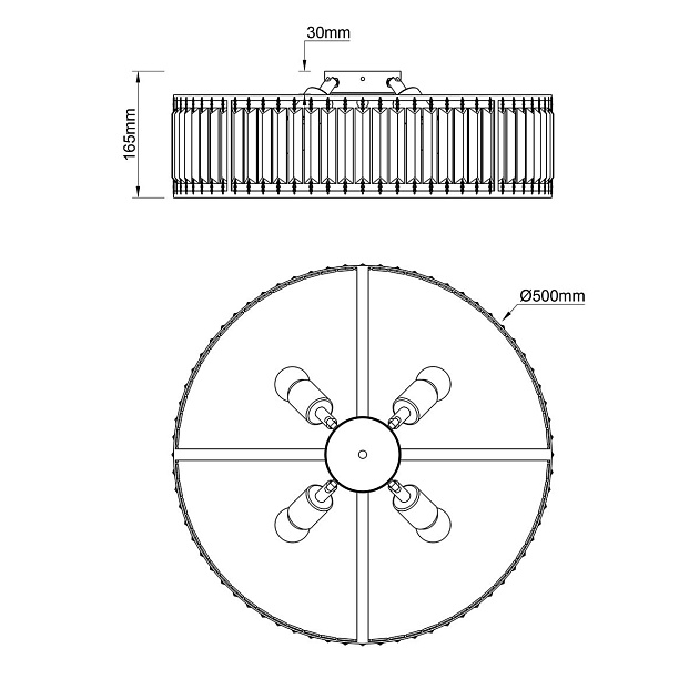 Потолочный светильник Escada Unona 2116/4 Фото № 2