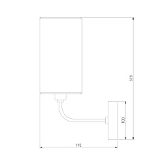 Бра Eurosvet Purezza 60128/1 золото 1