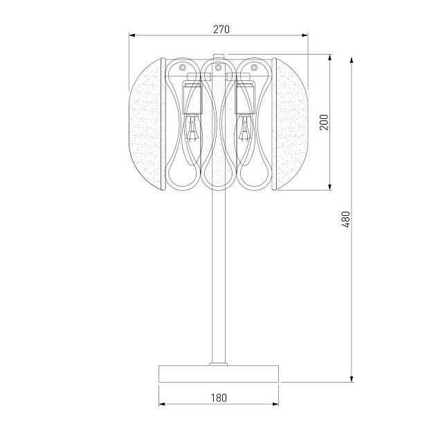 Настольная лампа Bogates Callas 01125/2 Фото № 2