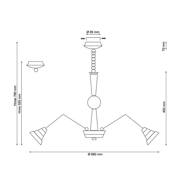 Подвесная люстра Lucia Tucci Natura 072.8 LED изображение 2 Подвесная люстра Lucia Tucci Natura 072.8 LED Фото № 2