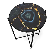 Журнальный стол Sheffilton SHT-CT8-3 титановый кварц/черный муар 5093730111 2