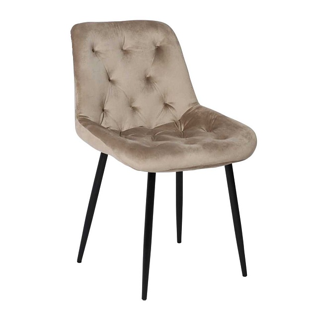 Кухонный стул AksHome Asrta бежевый, велюр 70483 изображение Кухонный стул AksHome Asrta бежевый, велюр 70483 Фото №