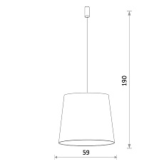 Подвесной светильник Nowodvorski Cone L 8438 1