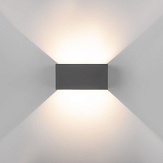 Уличный настенный светодиодный светильник Elektrostandard Winner 35137/W серый a057135 2