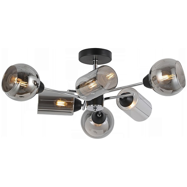 Потолочная люстра Illumico IL8243-6COU-79 BK CR Фото № 