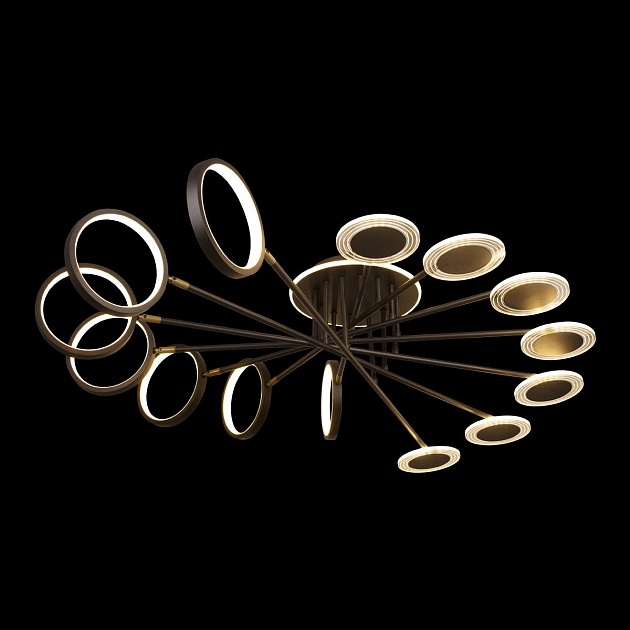 Потолочная светодиодная люстра Loft IT Megan 10164L Black изображение 3 Потолочная светодиодная люстра Loft IT Megan 10164L Black Фото № 3