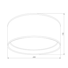 Потолочный светильник TK Lighting 3379 Bilbao White Gold 1