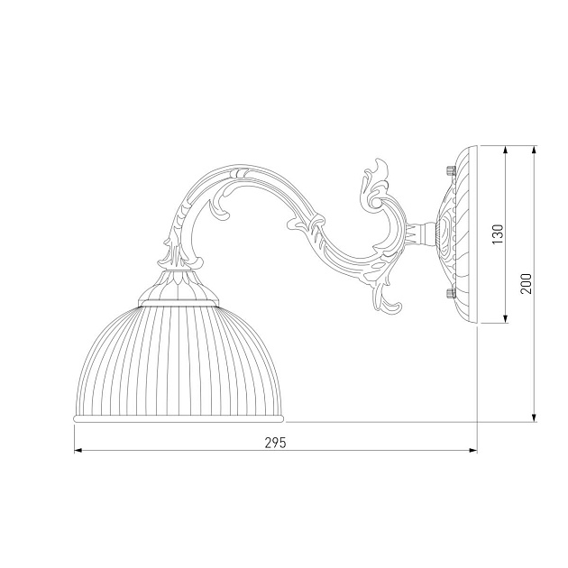 Бра Eurosvet Caldera 60106/1 античная бронза изображение 2 Бра Eurosvet Caldera 60106/1 античная бронза Фото № 2