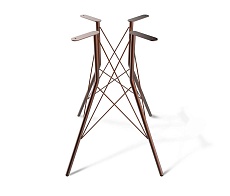 Кухонный стол Sheffilton SHT-TU2-1/ТT8 60/60 ДУБ/керамика медный/прозрачный лак/коричневая сепия 1470992501 1