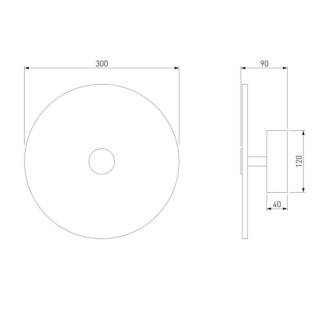 Настенный светодиодный светильник Eurosvet Thasos 40341 Led черный изображение 2 Настенный светодиодный светильник Eurosvet Thasos 40341 Led черный Фото № 2