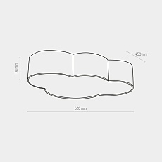 Потолочный светильник TK Lighting 1535 Cloud 2