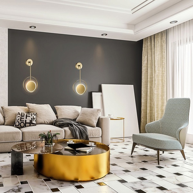 Бра Escada Hypnosis 10206/SG LED Gold Фото № 7