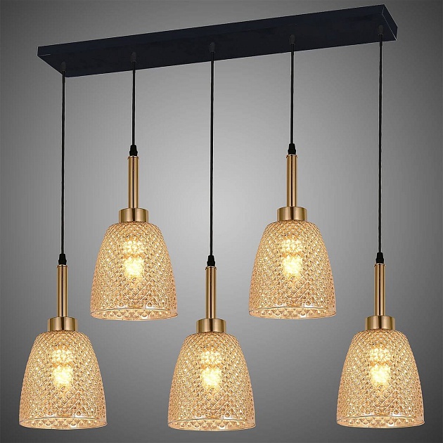 Подвесной светильник Reluce 09011-0.9-05L Amber Фото № 3