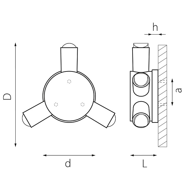 Уличный настенный светодиодный светильник Lightstar Dito 380633 изображение 2 Уличный настенный светодиодный светильник Lightstar Dito 380633 Фото № 2
