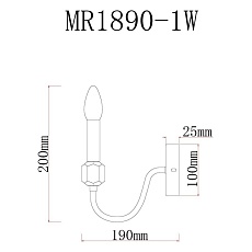 Бра MyFar Lena MR1890-1W 1