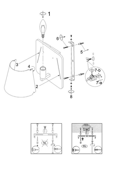Настенный светильник Lucide Idaho 77281/01/70 изображение 5 Настенный светильник Lucide Idaho 77281/01/70 Фото № 5
