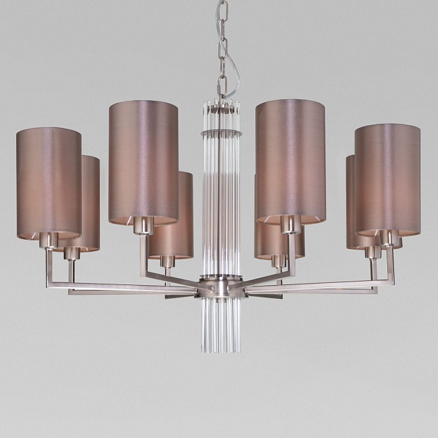 Подвесная люстра Eurosvet Soffio 60134/8 никель Фото № 6