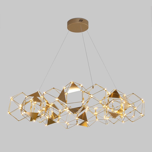 Подвесной светодиодный светильник Eurosvet Uma 90369/15 медь Фото № 