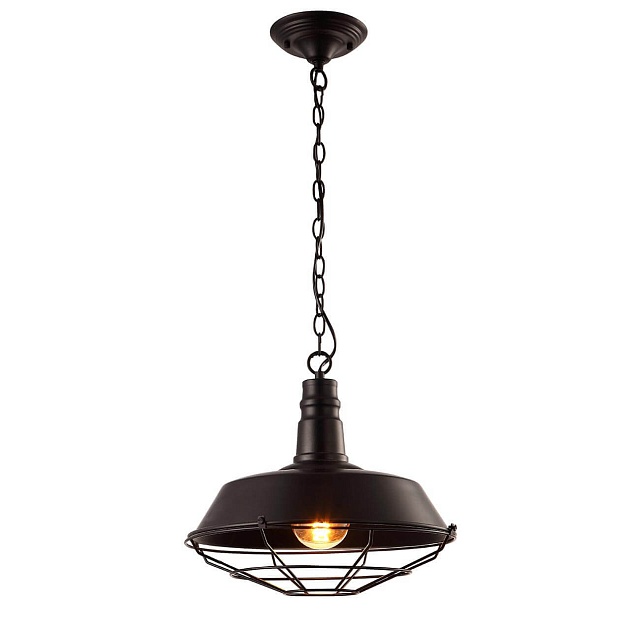 Подвесной светильник Arte Lamp Ferrico A9183SP-1BK Фото № 