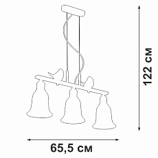 Подвесная люстра Vitaluce V2958-0/3S 1