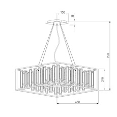 Подвесная люстра Bogates Cella 377/9 Strotskis 2