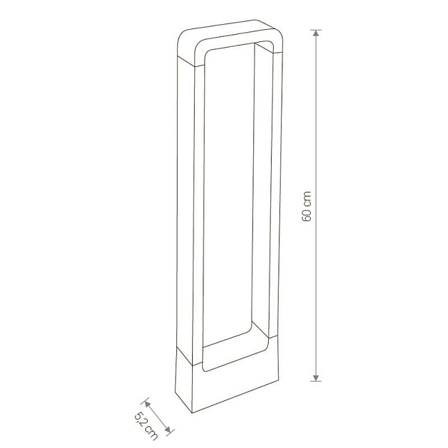Уличный светодиодный светильник Nowodvorski Thika Led 9118 Фото № 2
