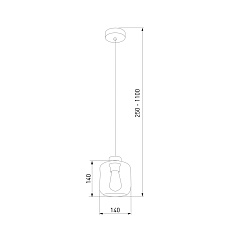 Подвесной светильник TK Lighting 6695 Marco 1