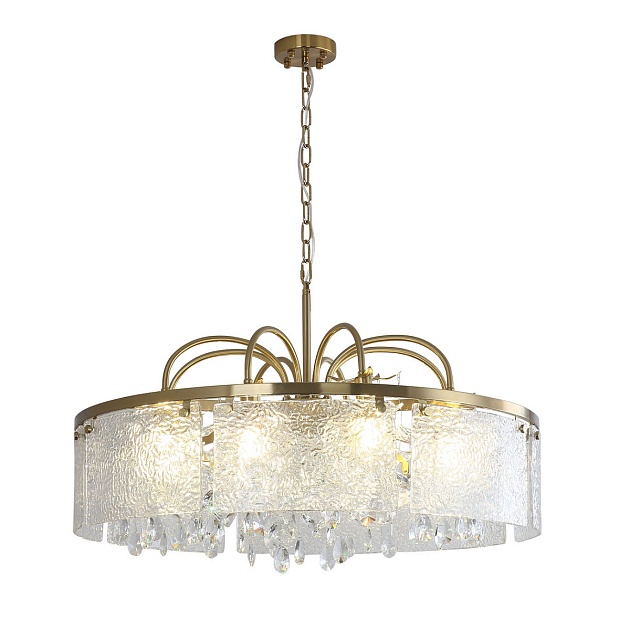 Подвесная люстра Indigo Prosecco 12033/8P Brass V000378 изображение Подвесная люстра Indigo Prosecco 12033/8P Brass V000378 Фото №