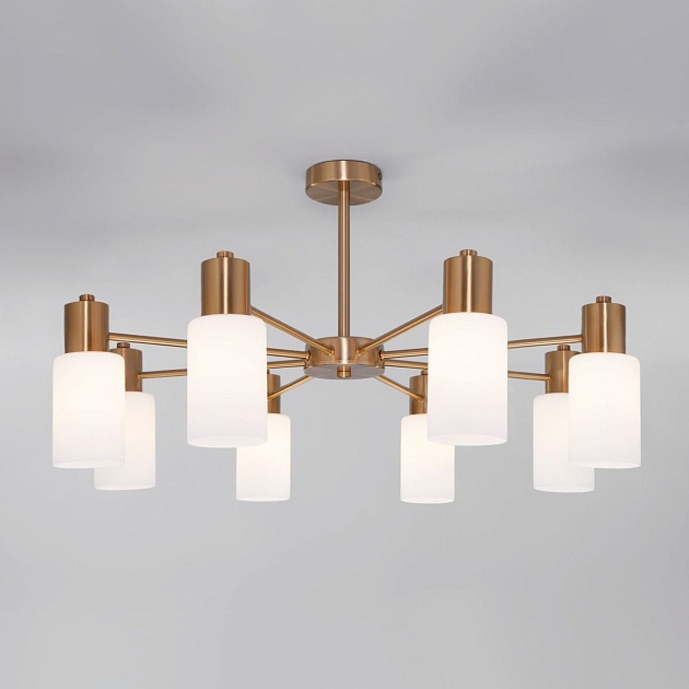 Потолочная люстра Eurosvet Vegga 70160/8 латунь Фото № 
