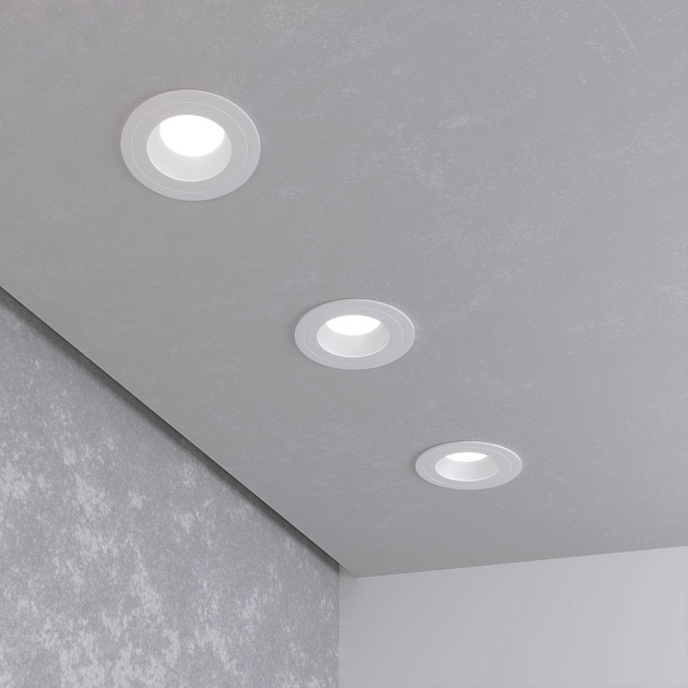 Встраиваемый светильник Elektrostandard 122 MR16 серебро/белый a053353 Фото № 6